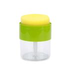 Scatola di detersivi da cucina per bottiglie di salviette combinate per spazzole per piatti e sapone liquido (verde)