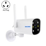ESCAM PT301 3MP 1296P HD Telecamera IP PTZ wireless per interni IR Visione notturna AI Rilevazione umanoide Monitor CCTV di sicurezza domestica, Tipo di spina: Spina AU (bianca)