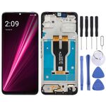 Schermo LCD per T-Mobile Revvl 6 Digitizer Assemblaggio completo con cornice (nero)