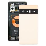 Per il coperchio posteriore della batteria di Google Pixel 6 Pro con cornice centrale (oro)