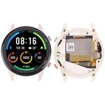 Schermo LCD originale per Xiaomi Mi Watch / Watch Color Sport / Watch Revolve Active Digitizer Assemblaggio completo con cornice (bianco)