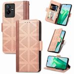 Custodia per cellulare a conchiglia in pelle per vivo T2X Grid (cachi)