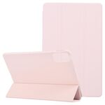 Per Xiaomi Redmi Pad 10.61 2022 Custodia in pelle per tablet a tre pieghe (rosa chiaro)