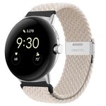 Per Google Pixel Watch cinturino in nylon con fibbia in metallo (colore Starlight)
