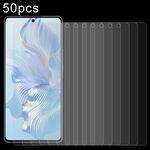 Per Honor 80 Pro Flat 50 PZ 0.26mm 9H 2.5D Pellicola in vetro temperato