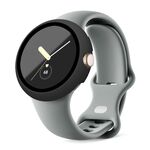 Per Google Pixel Watch Custodia protettiva per orologio integrata con cornice per PC smerigliata (nero)