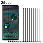 Per Google Pixel 6a 25 pezzi Full Glue Full Cover Screen Protector Pellicola in vetro temperato