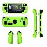 Per Steam Deck V3 Custodia protettiva in silicone antiscivolo per console tascabili (verde)