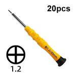 20pcs mini cacciavite antiscivolo cellulare smontaggio strumenti di manutenzione, serie: 1.2 Phillips