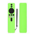 Per Xiaomi 4K TV Stick Y48 Custodia protettiva in silicone anti-caduta per telecomando (verde luminoso)