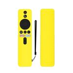 Per Xiaomi 4K TV Stick Y48 Telecomando Custodia protettiva in silicone anti-caduta (giallo)