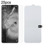 Per OPPO Trova X6 25 pezzi Protezione schermo intero Pellicola idrogel antideflagrante