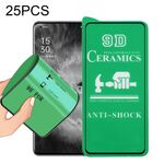 Per OPPO Find X6 25 pezzi 9D Full Screen Full Glue Ceramic Film