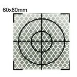 FP001 Adesivo riflettente per mappatura tunnel diamante Adesivo punto di misurazione per monitoraggio, dimensioni: 60x60 mm
