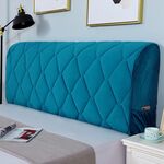 Copriletto protettivo in tessuto spesso trapuntato anticollisione all-inclusive, dimensioni: 60x220 cm (blu velluto olandese)