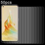 Per OPPO Reno8 T 4G 50 pezzi 0,26 mm 9H 2,5D Pellicola in vetro temperato