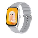 P58 Schermo a colori da 1,96 pollici Smart Watch Supporto Monitoraggio della frequenza cardiaca / Monitoraggio della pressione sanguigna (Argento)