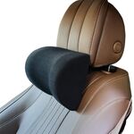 Poggiatesta in memory foam a forma di U con regolazione universale per auto A09 5D, colore: nero
