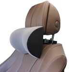 A09 Poggiatesta in memory foam a forma di U con regolazione universale per auto 5D, colore: grigio