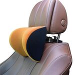 A09 Poggiatesta in memory foam a forma di U con regolazione universale per auto 5D, colore: marrone