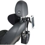 Poggiatesta in memory foam a forma di U con regolazione universale per auto A09 5D, colore: con supporto per telefono