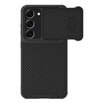 Custodia per telefono Camshield in fibra sintetica NILLKIN per Samsung Galaxy S23 5G (nera)