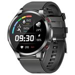 W11 Smart Watch con schermo a colori da 1,32 pollici, supporto monitoraggio della frequenza cardiaca / monitoraggio della pressione sanguigna (nero)
