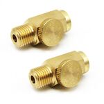 2pcs valvola del flusso d'aria interruttore di controllo della velocità dell'utensile pneumatico testa del regolatore della pressione dell'aria (come mostrato)