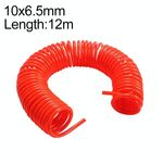 Tubo a molla in PU flessibile per compressore LAIZE senza connettore, specifica: 10x6,5 mm, 12 m