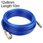 Tubo pneumatico in poliuretano flessibile ad alta pressione LAIZE con connettore, specifica: 12x8 mm, 10 m