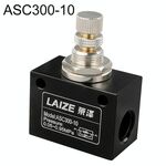 LAIZE Valvola a farfalla unidirezionale con regolazione della velocità pneumatica, specifica: ASC300-10 DN10mm