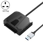 ORICO UTS2 USB 3.0 adattatore HDD SATA da 2,5 pollici con adattatore di alimentazione 12V 2A, lunghezza cavo: 0,3 m (spina UK)