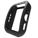 Per OPPO Watch 3 Pro Custodia per orologio scavata a mezza copertura in TPU con scala (nero bianco)