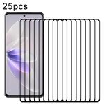 Per vivo V27 / V27 Pro 25 pezzi Pellicola in vetro temperato a schermo intero con bordo curvo 3D