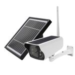 VESAFE Y4P Outdoor HD 1080P Telecamera IP di sicurezza ad energia solare, supporto rilevamento movimento e sveglia PIR, IP66 impermeabile (bianco)