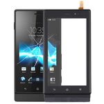 Pannello touch originale con cornice per Sony Xperia Sola MT27i