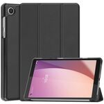 Per Lenovo Tab M8 4a generazione / TB-300FU Custer custodia per tablet in pelle con supporto a 3 pieghe in puro colore (nero)
