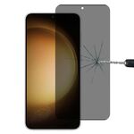 Per Samsung Galaxy S23 + 5G Pellicola in vetro temperato per la privacy con bordo curvo 3D, non supporta lo sblocco
