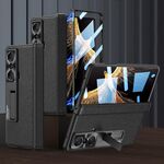 Per Honor Magic VS GKK Custodia per cellulare in pelle con cerniera magnetica con supporto (nero)