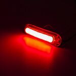 4pcs MK-162 6LED guida luminosa luce laterale 10-30V fanale posteriore lato rimorchio (rosso)