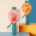 2pcs Modello a spruzzo Forma di frutta Pressione della mano manuale Piccola ventola (colore consegna casuale)
