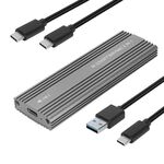 Contenitore per unità a stato solido M.2 NVME/SATA M2300 a doppio protocollo (grigio)