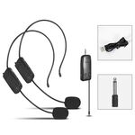 One For Two UHF Wireless Headset Microfono Amplificatore per cuffie lavalier