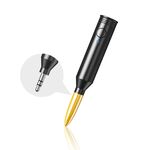 M416 Car Bluetooth Receiver Player Audio Receiver Adapter AUX Converter (oro)