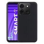 Per Infinix Smart 7 India Custodia per telefono in TPU (nero)