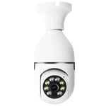 Telecamera WiFi con lampadina ESCAM 2.0MP 1080P, supporto visione notturna IR / rilevamento movimento / voce bidirezionale