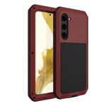 Per Samsung Galaxy S23 + 5G RedPepper 360 Custodia per telefono impermeabile in metallo resistente per tutto il corpo (rosso)