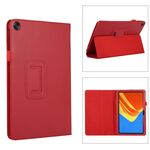Per Huawei MatePad SE 10.4 Custodia per tablet in pelle con texture Litchi con supporto (rosso)