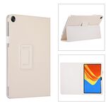 Per Huawei MatePad SE 10.4 Custodia per tablet in pelle con texture Litchi con supporto (bianco)
