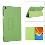 Per Huawei MatePad SE 10.4 Custodia per tablet in pelle con texture Litchi con supporto (verde)